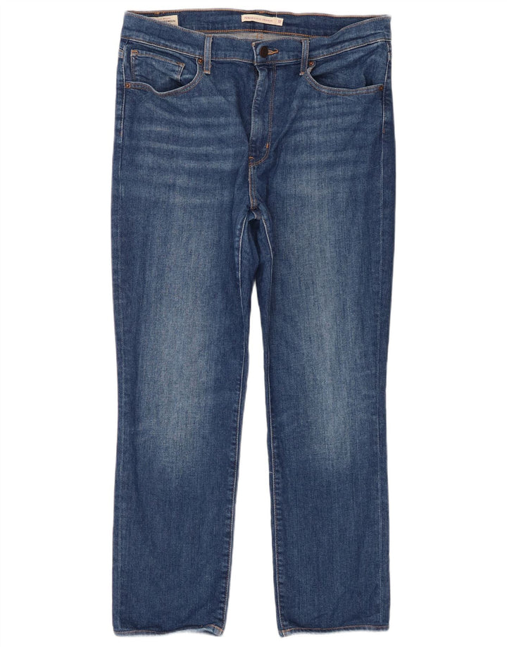 Jeans dritti a vita alta Levi's 724 da donna W32 L26 Blu