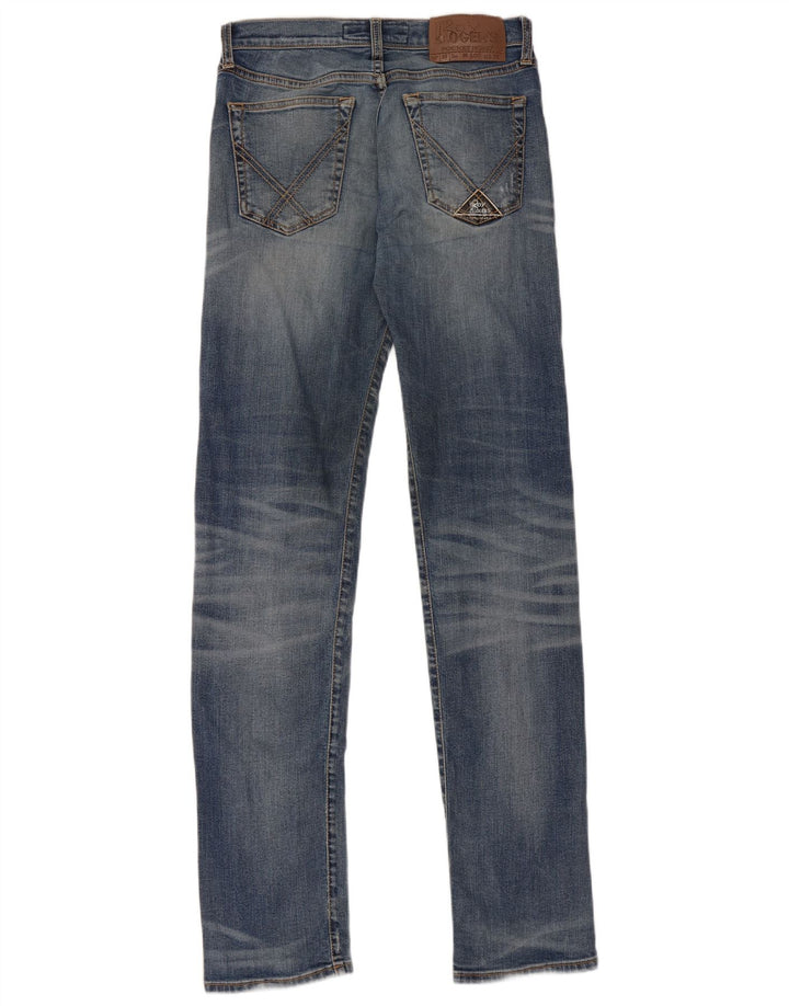 Jeans dritti da donna Roy Rogers W29 L33 cotone blu