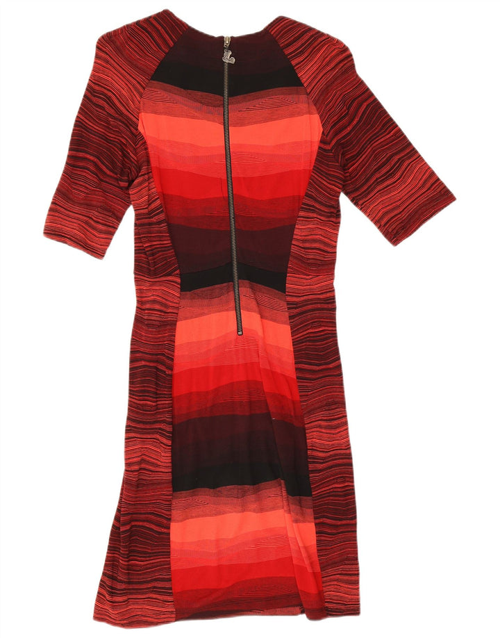 Abito tubino Desigual da donna UK 10 piccolo rosso a righe