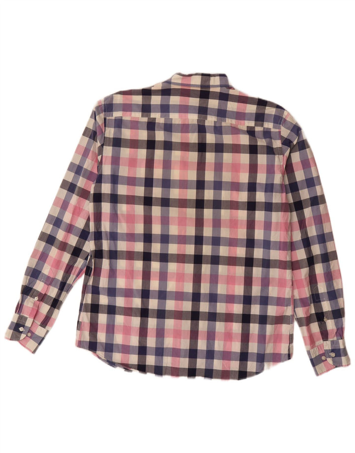 MASSIMO DUTTI Camicia da uomo slim fit a quadri grandi multicolori