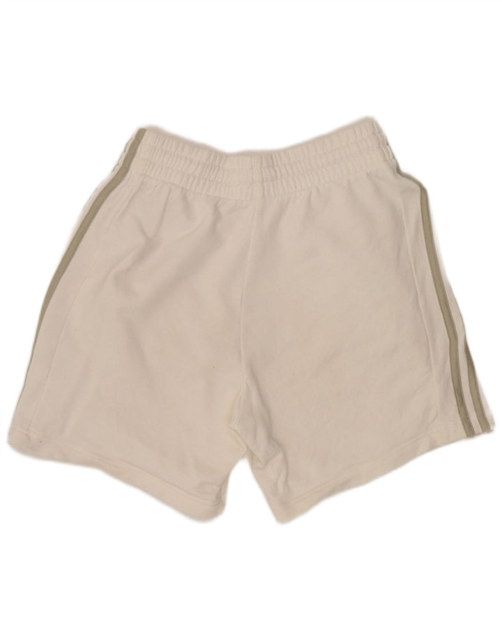 Pantaloncini sportivi Adidas da donna UK 8 piccoli in cotone bianco