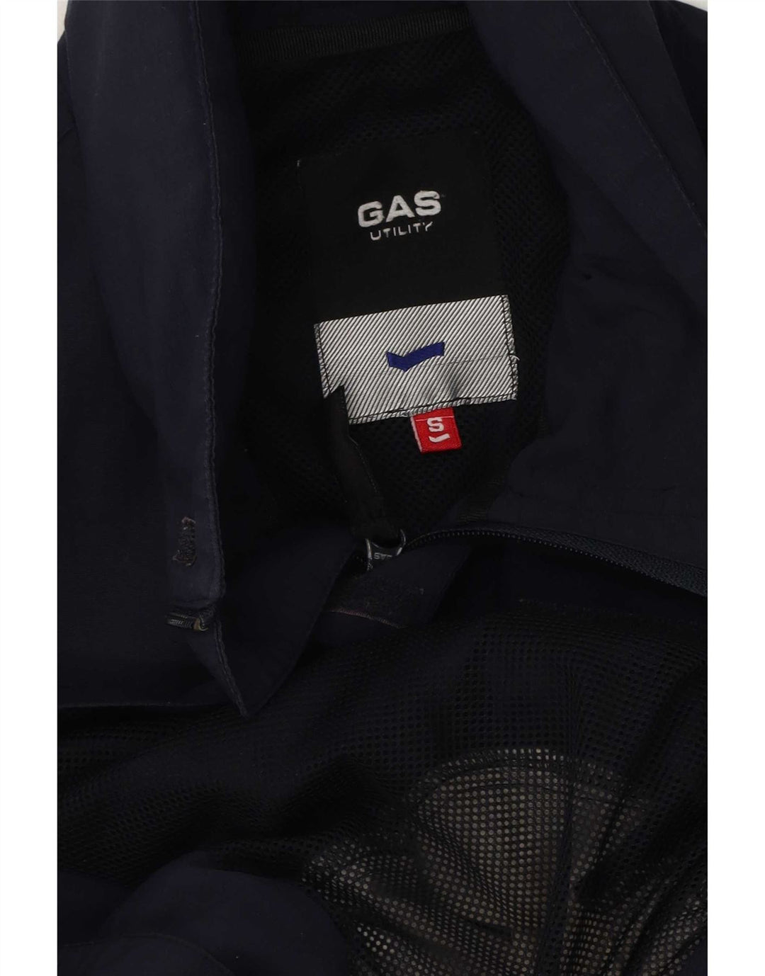 Giacca utility da uomo Gas UK 36 Small Poliestere blu navy
