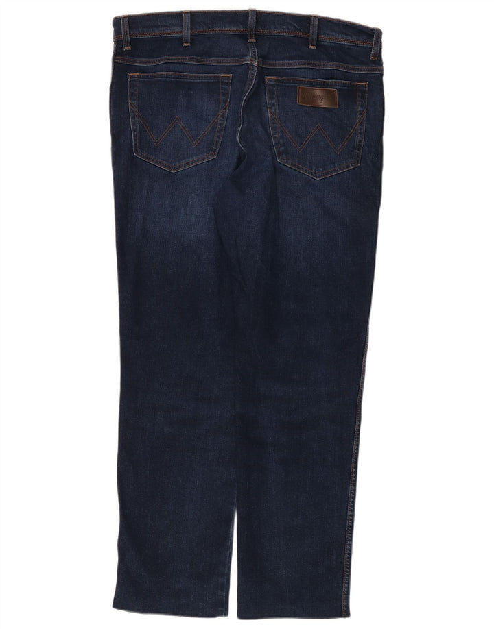 Jeans Wrangler Texas Slim da uomo W36 L29 cotone blu navy