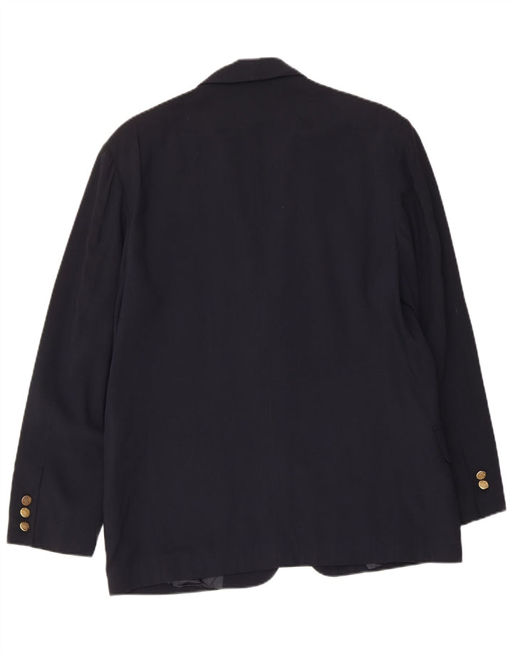 Giacca blazer a 2 bottoni da ragazzo LES COPAINS 15-16 anni in viscosa blu navy