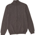 Maglione cardigan slim fit da uomo Hugo Boss in lana merino grigio medio