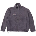 Giacca in pile da uomo Columbia UK 40 Large blu navy in poliestere
