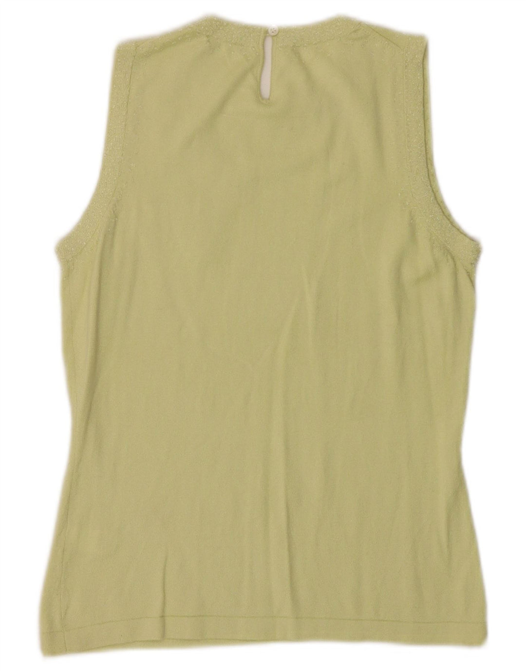Canotta da donna BANANA REPUBLIC UK 10 piccola seta verde
