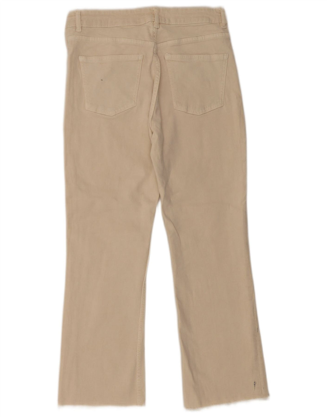 Jeans corti da donna Zara EU 40 medi W30 L25 bianco sporco