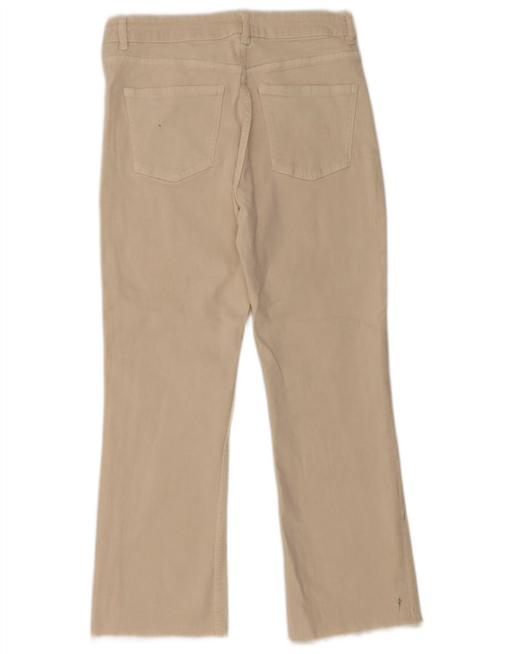 Jeans corti da donna Zara EU 40 medi W30 L25 bianco sporco