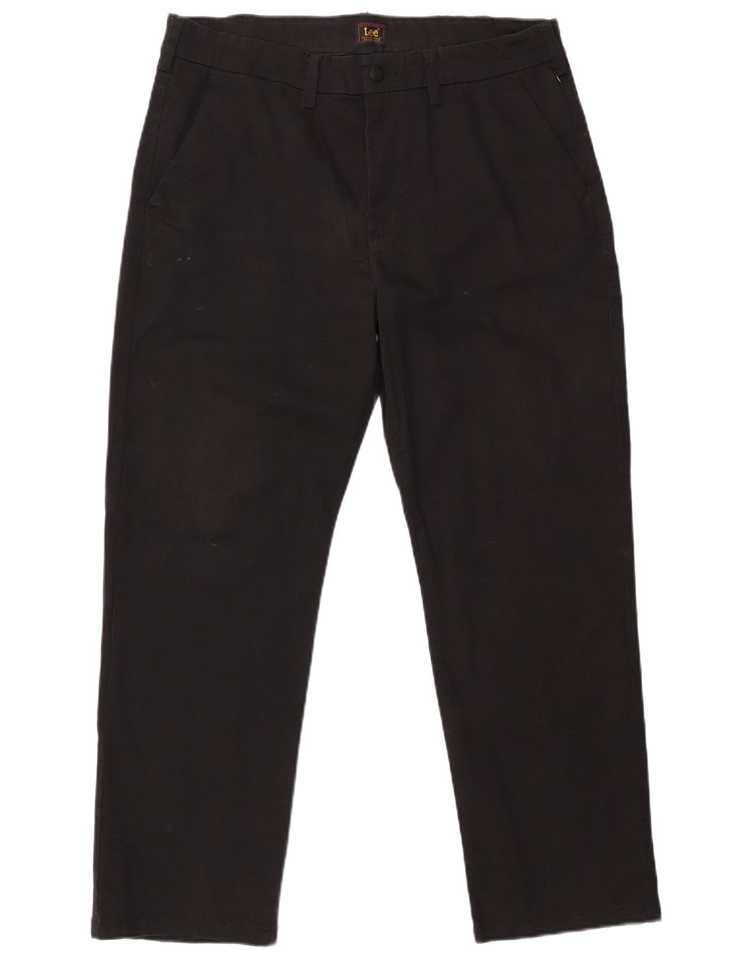 Pantaloni chino dritti da uomo Lee W36 L30 cotone nero