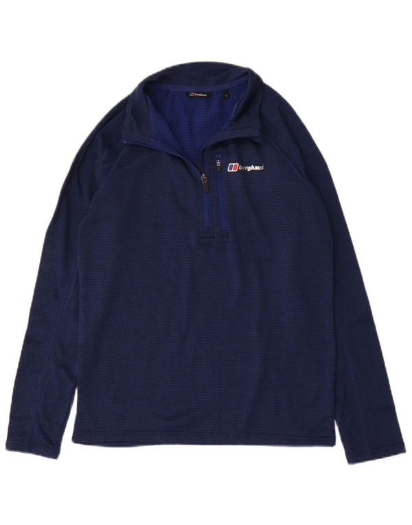 Berghaus Boys Zip Neck Pullover Tracksuit Top 12-13 Years Navy Blue