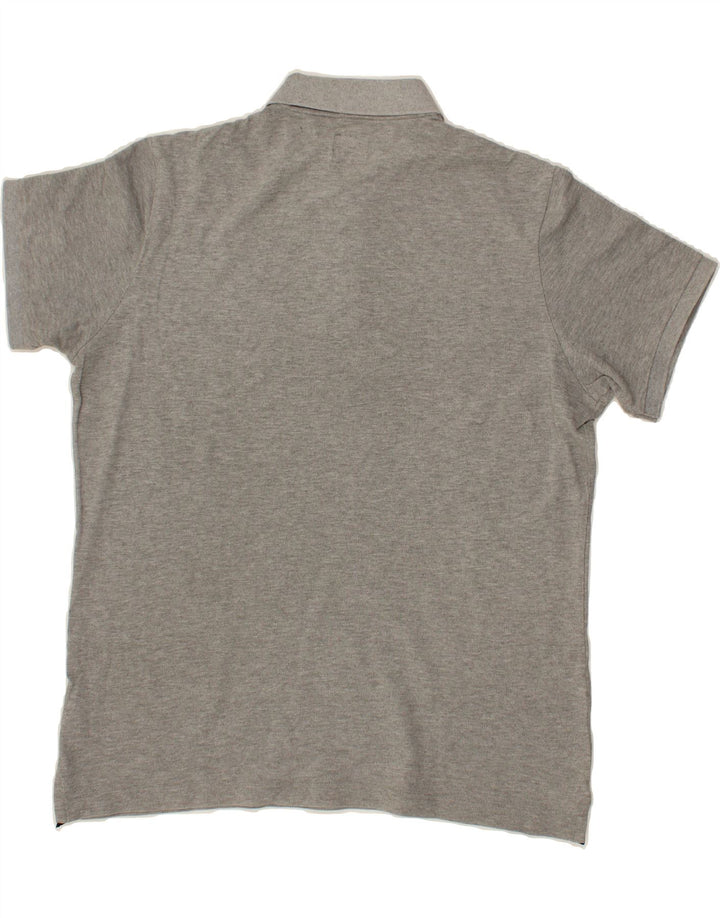 HENRY COTTONS Mens Polo Shirt 2XL Grey Cotton Vintage Henry Cottons and Second-Hand Henry Cottons from Messina Hembry 