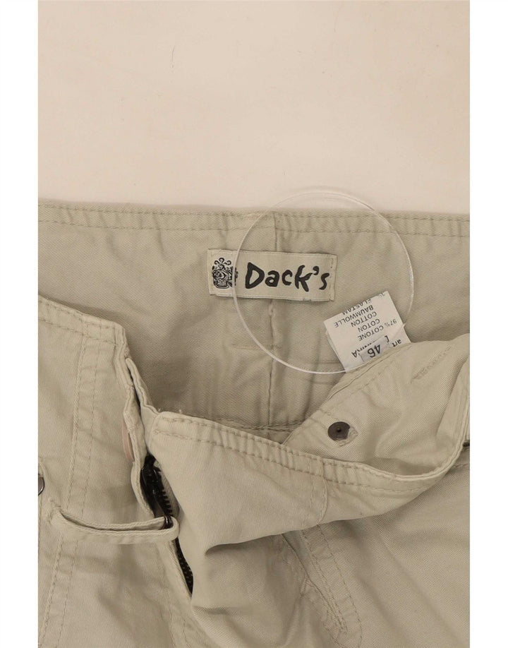 Pantaloni casual dritti da donna di Dack IT 46 Large W32 L28 Cotone grigio