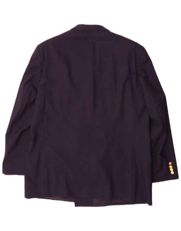 Giacca blazer doppiopetto da uomo Chaps Ralph Lauren UK 42 XL Blu navy