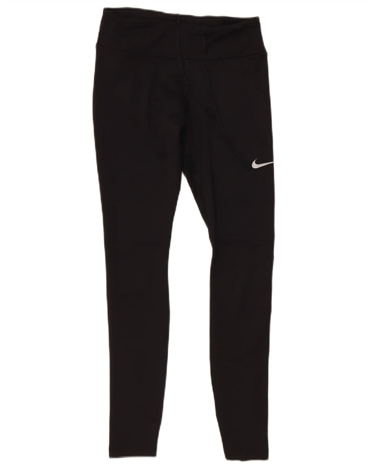 Leggings Nike Dri Fit da donna UK 8 Small Nero Poliestere