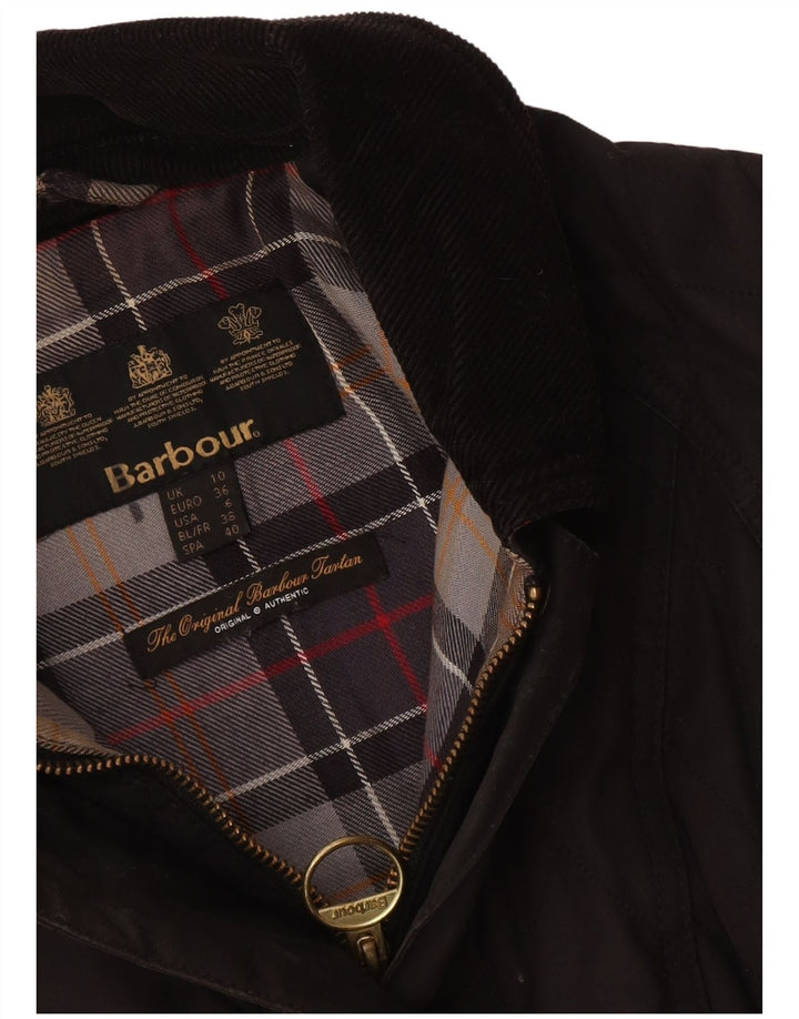 Giacca trapuntata da donna Barbour UK 10 piccola nera