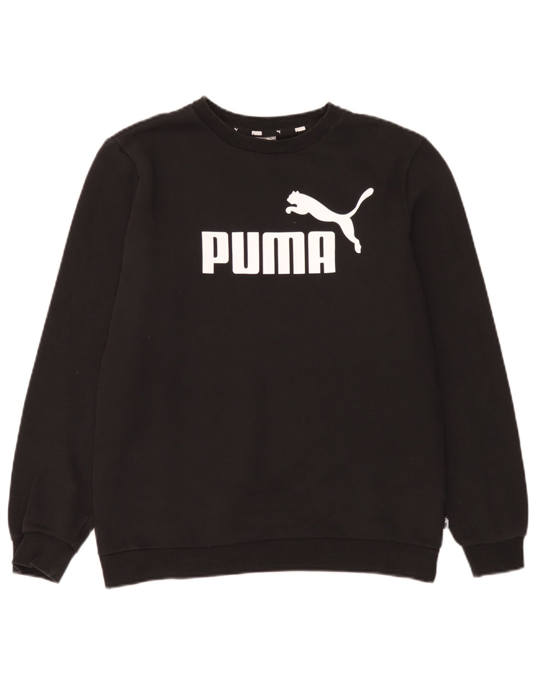 Felpa grafica da ragazzo Puma 15-16 anni in cotone nero