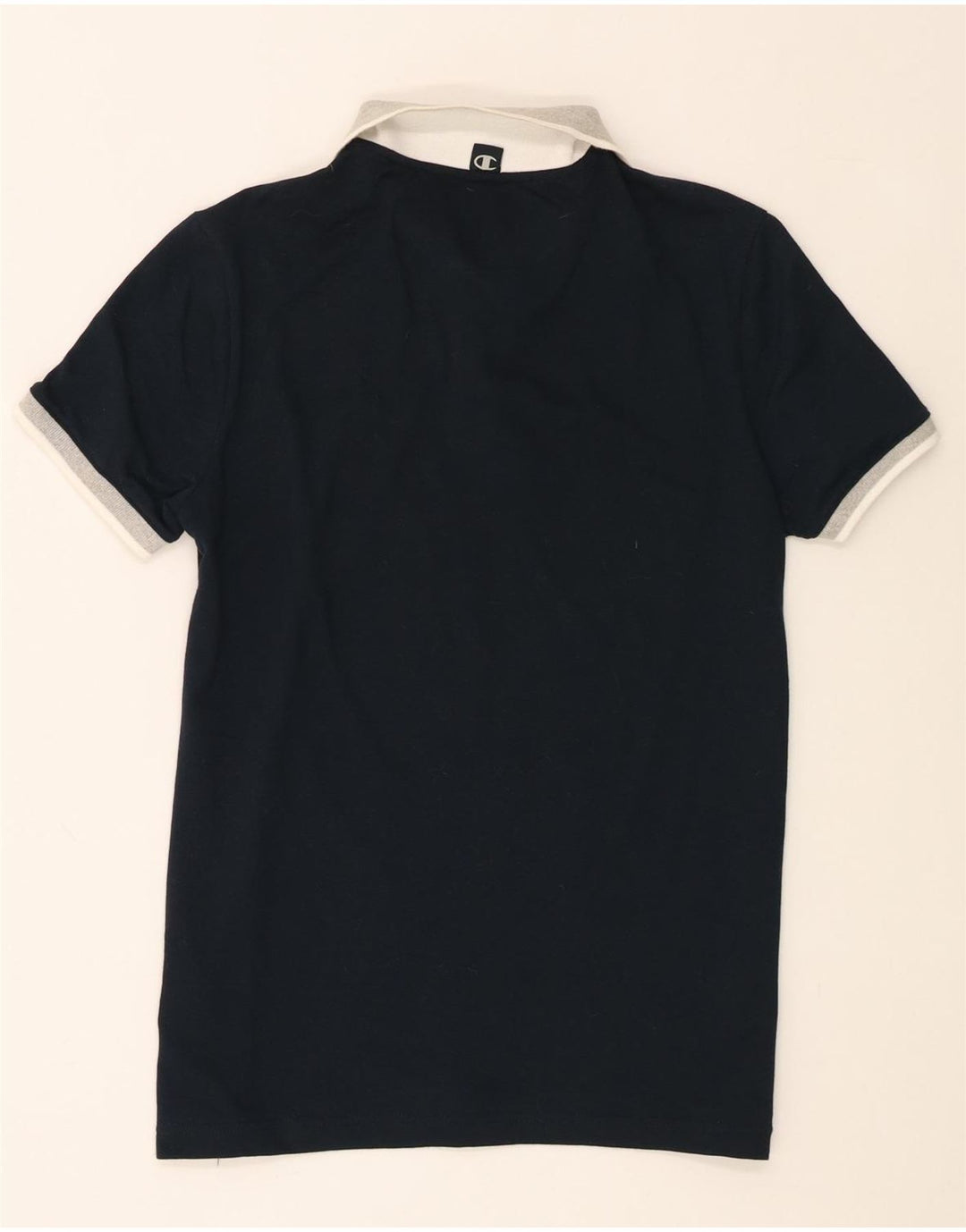 Polo da uomo Champion piccola in cotone blu navy