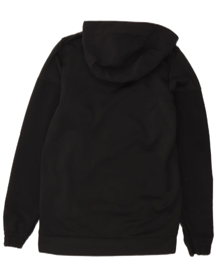 Felpa con cappuccio e zip Nike Dri Fit da uomo, piccola, in poliestere nero
