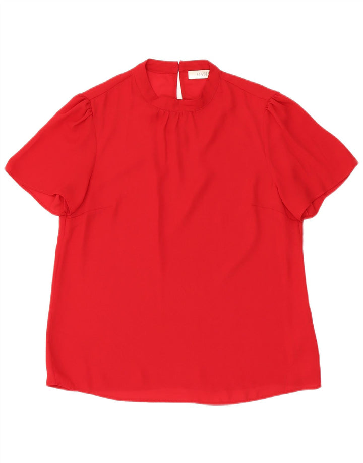 Camicetta da donna Oasis Top UK 12 Poliestere rosso medio