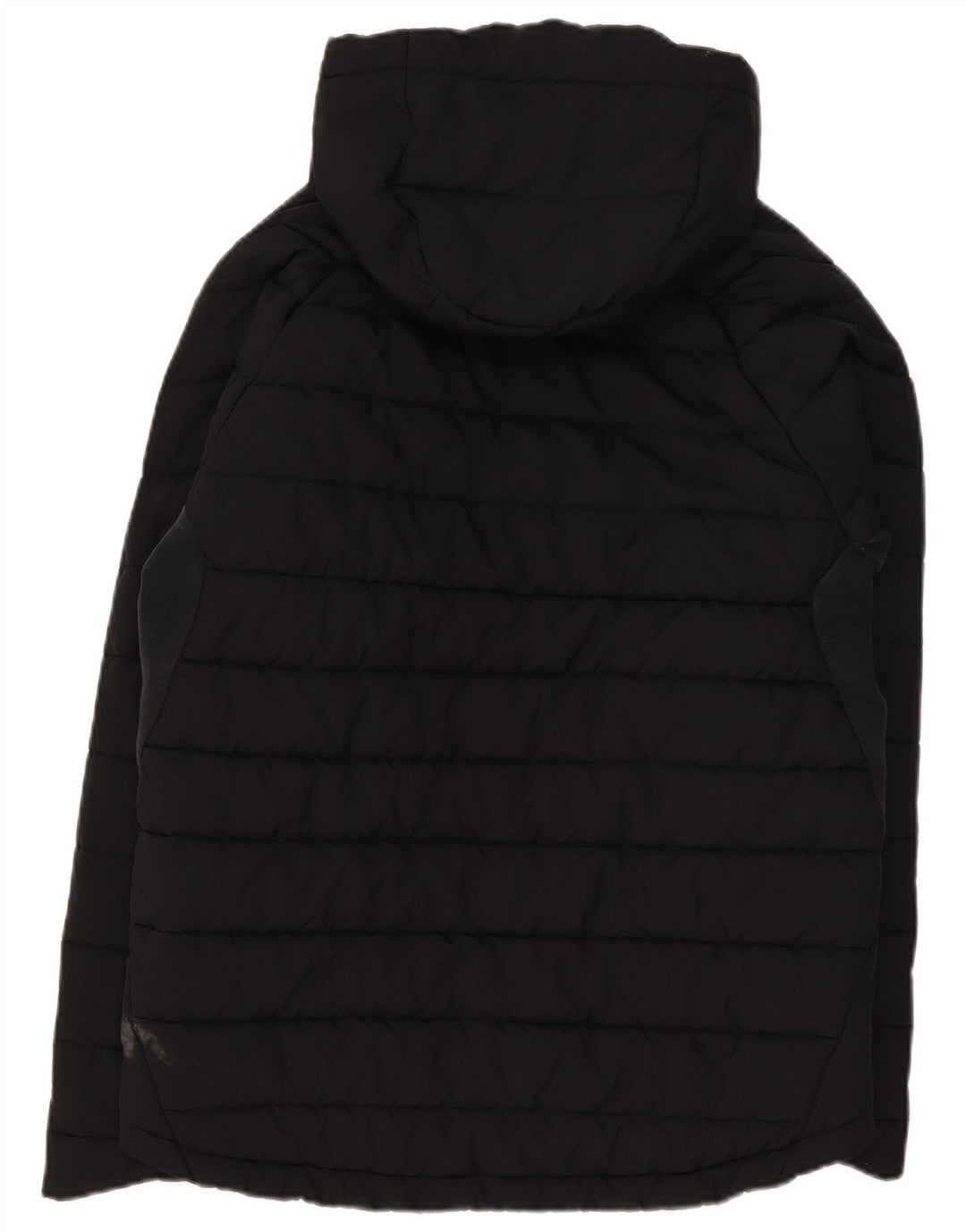 Giacca imbottita con cappuccio Nike da uomo UK 40 grande poliestere nero