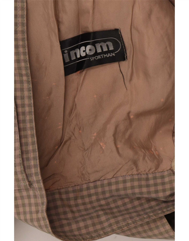 Giacca bomber da uomo Sportman UK 38 grigio medio a quadri