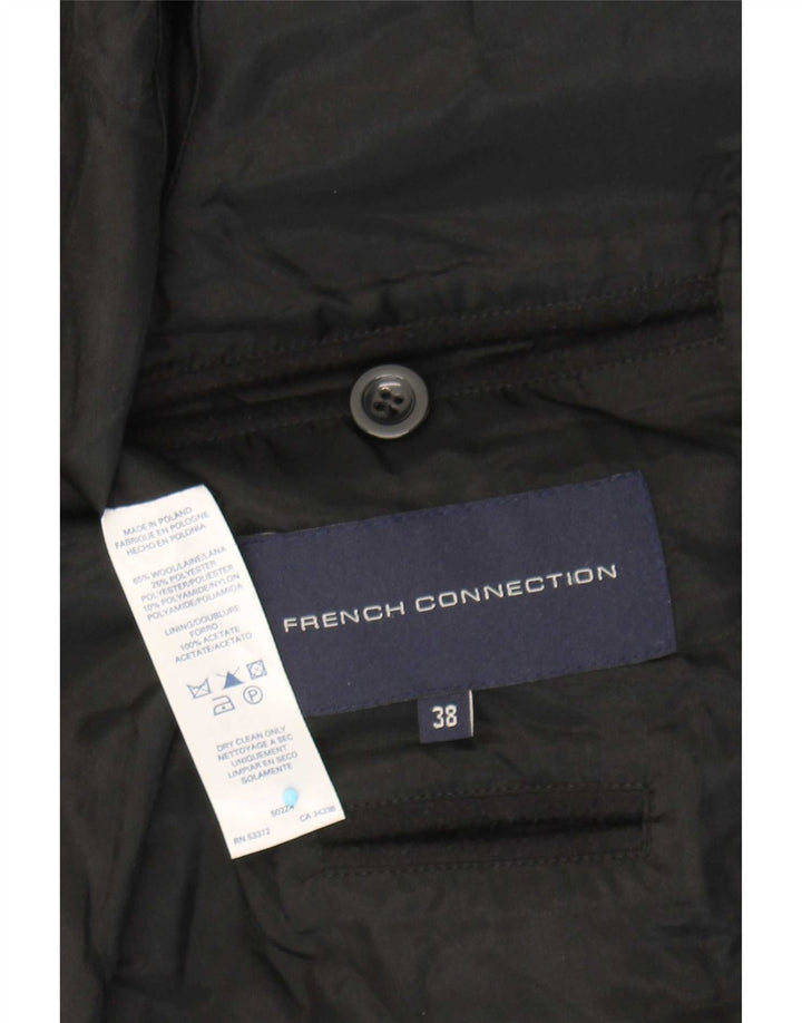 Cappotto da donna French Connection EU 38 Lana nera media