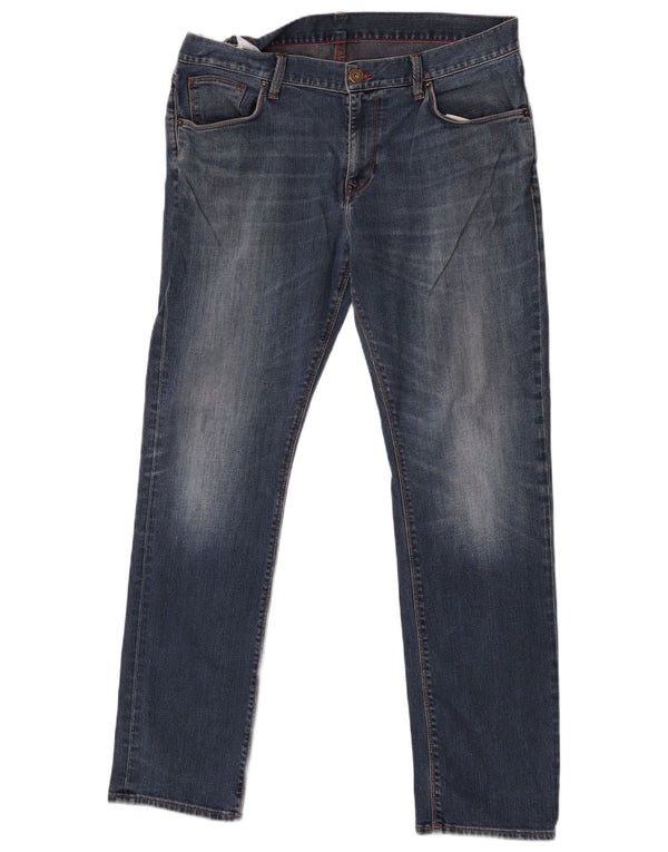 Jeans dritti da uomo Tommy Hilfiger W36 L32 cotone blu