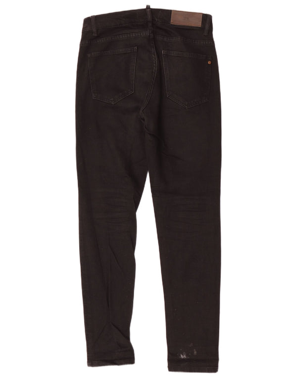 Jeans skinny da uomo Zara EU 38 Small W30 L31 Cotone nero