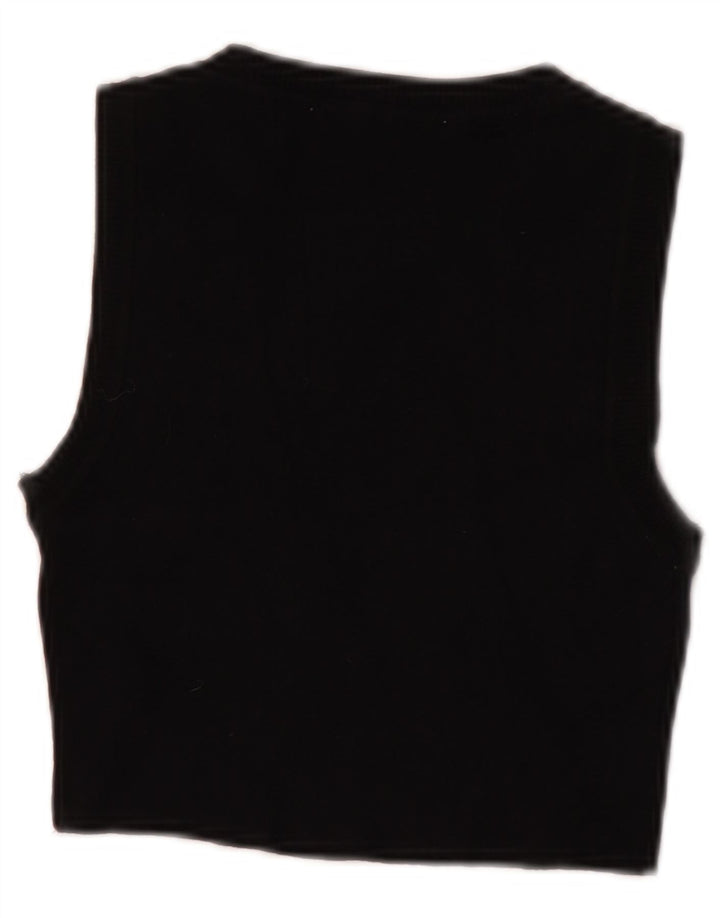Canotta corta da donna Zara UK 8 piccola nera