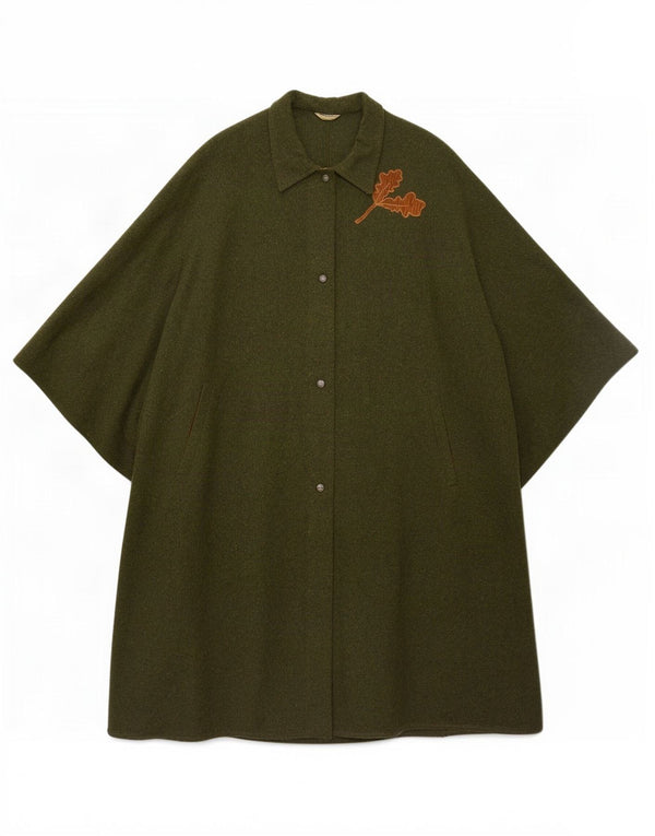 Cappotto a mantella da donna Marella UK 10 piccolo verde