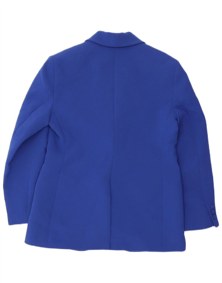 Giacca blazer da uomo a 1 bottone Zara UK 40 grande viscosa blu