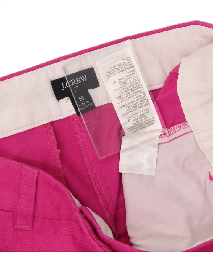J. CREW Womens Chino Shorts US 8 Medium W32 Pink Cotton Vintage J. Crew and Second-Hand J. Crew from Messina Hembry 