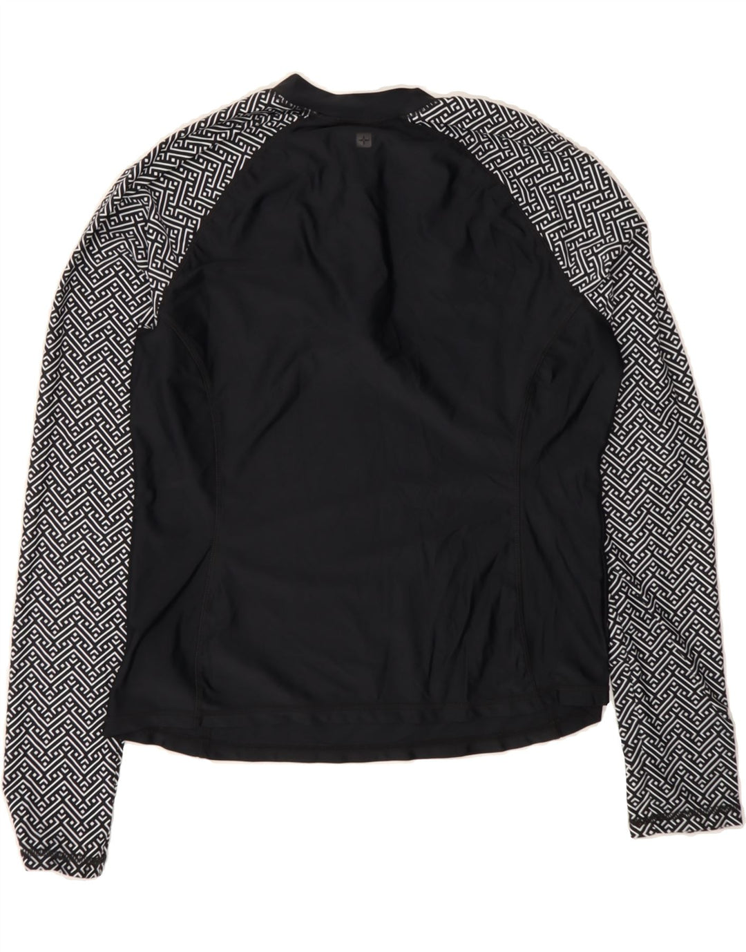 MOUNTAIN WAREHOUSE Womens Top Long Sleeve UK 16 Large Black Colourblock Vintage Mountain Warehouse and Second-Hand Mountain Warehouse from Messina Hembry 