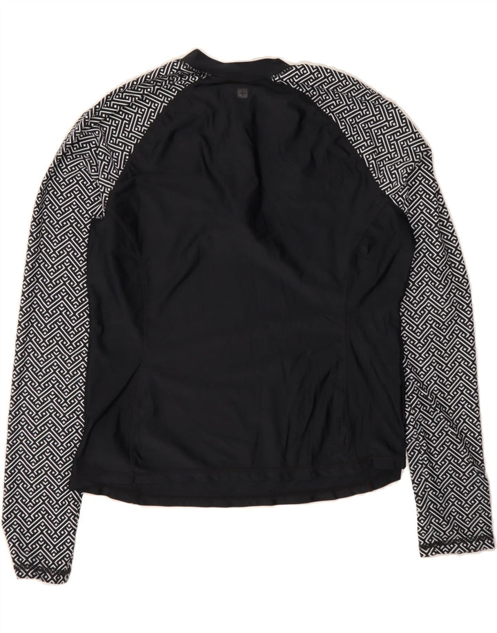 MOUNTAIN WAREHOUSE Womens Top Long Sleeve UK 16 Large Black Colourblock Vintage Mountain Warehouse and Second-Hand Mountain Warehouse from Messina Hembry 