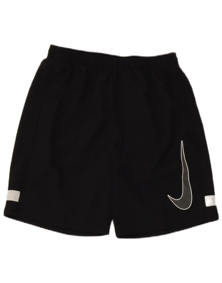 Pantaloncini sportivi Nike Dri Fit Graphic da uomo, poliestere color block medio nero