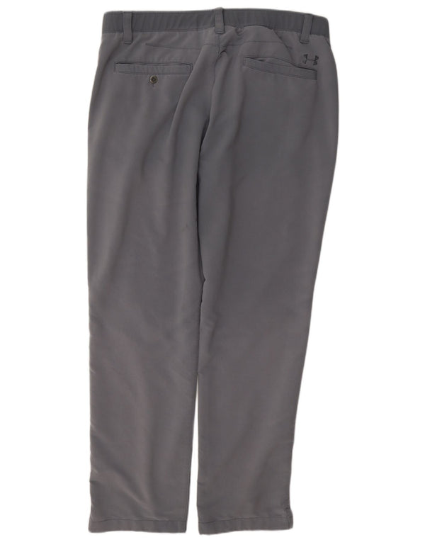 Pantaloni chino dritti da uomo Under Armour W38 L32 Grigi