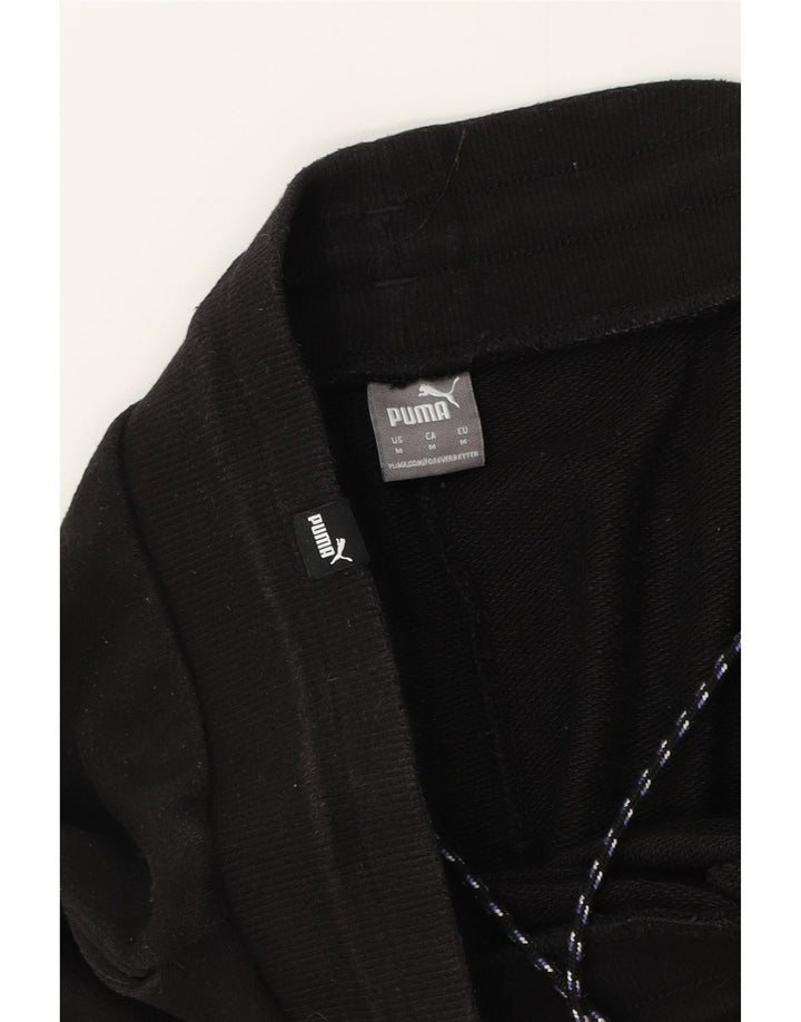 Pantaloni da tuta da uomo Puma Joggers Medium Black Colourblock Cotton