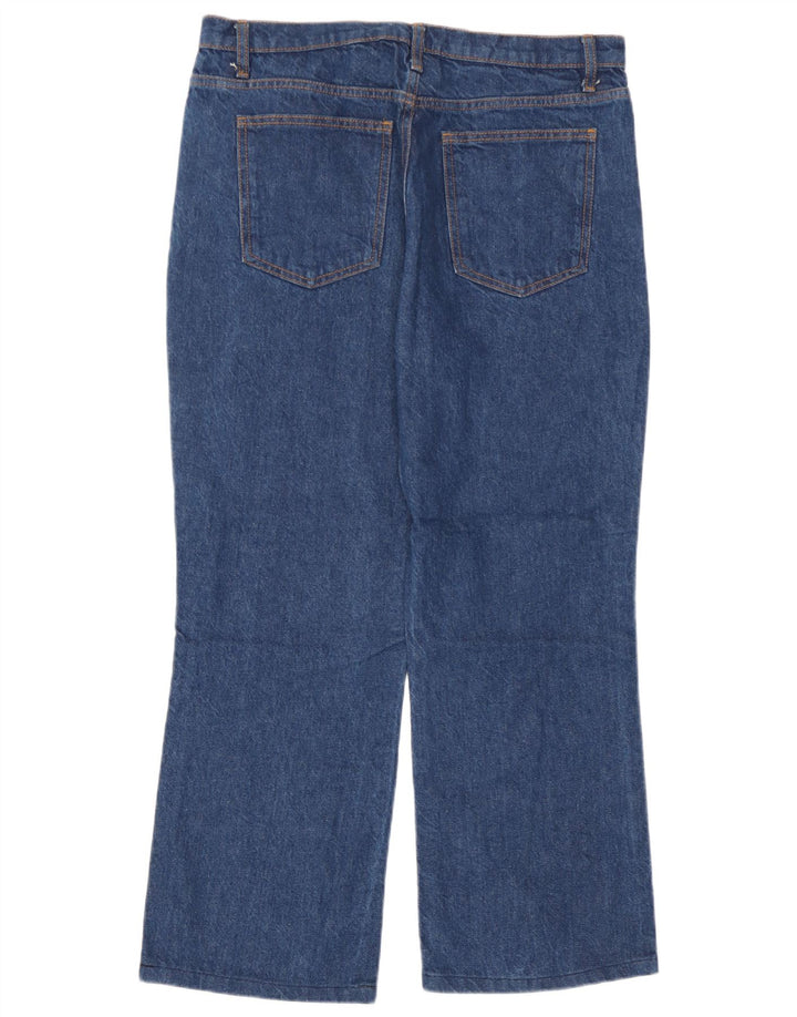Jeans Bootcut da donna Zara EU 44 XL W34 L27 Cotone blu