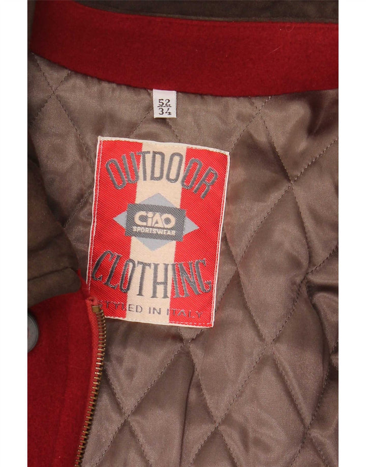 Ciao Cappotto Uomo IT 54 XL Rosso Lana
