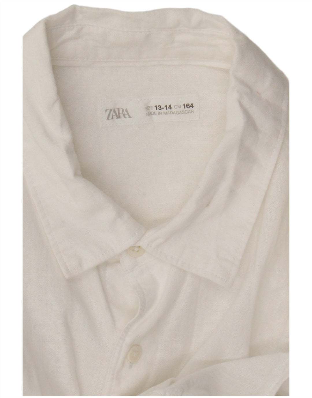 Maglia Zara Bambino 13-14 Anni Bianca