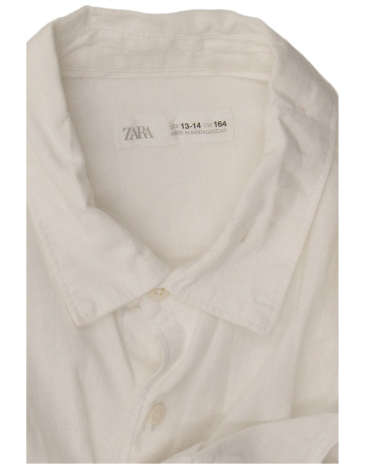 Maglia Zara Bambino 13-14 Anni Bianca