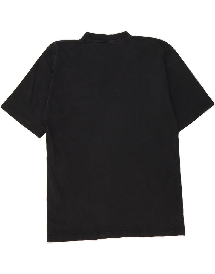 FILA Mens T-Shirt Top Large Black Vintage Fila and Second-Hand Fila from Messina Hembry 