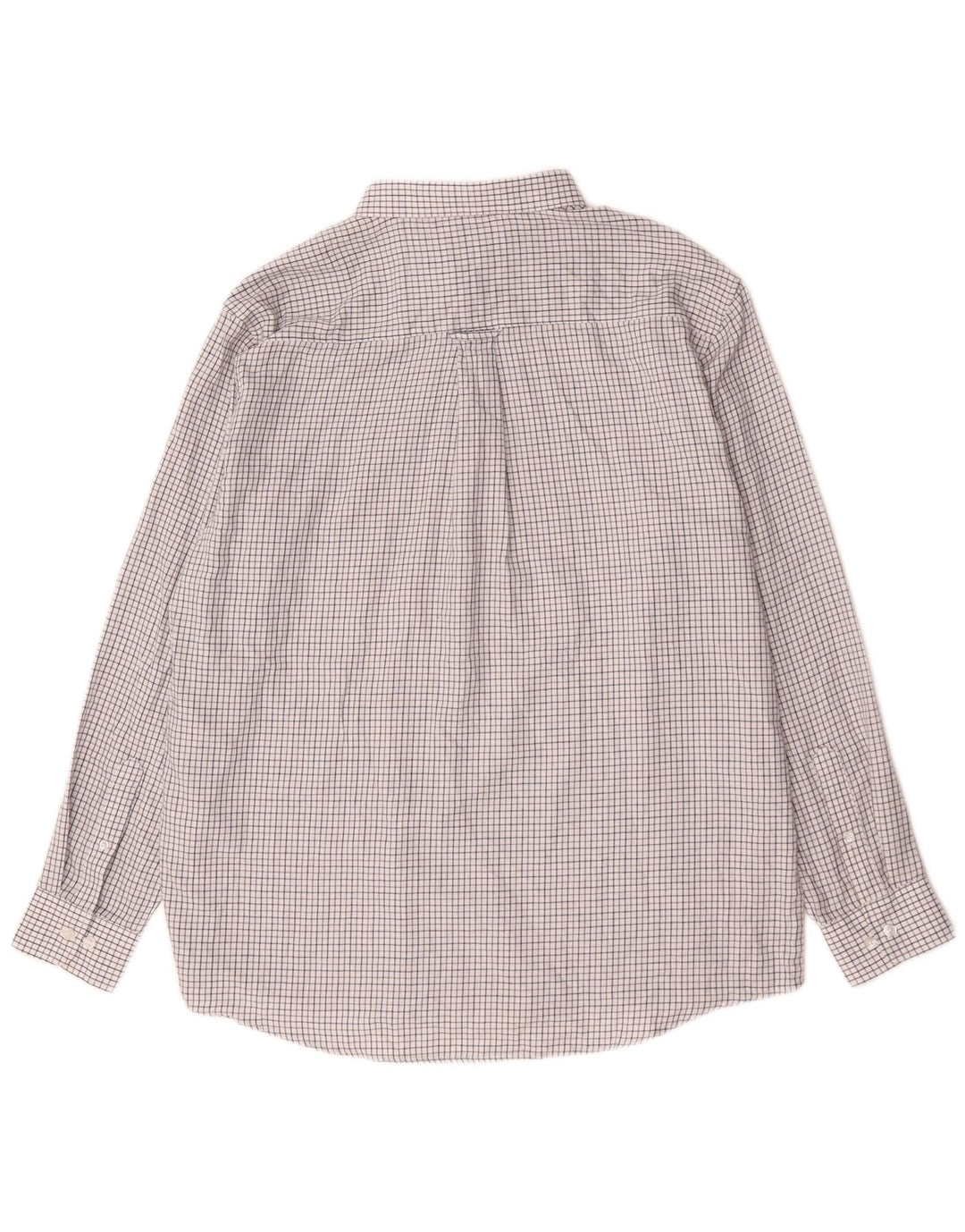 Camicia da uomo James Pringle XL poliestere a quadri bianchi