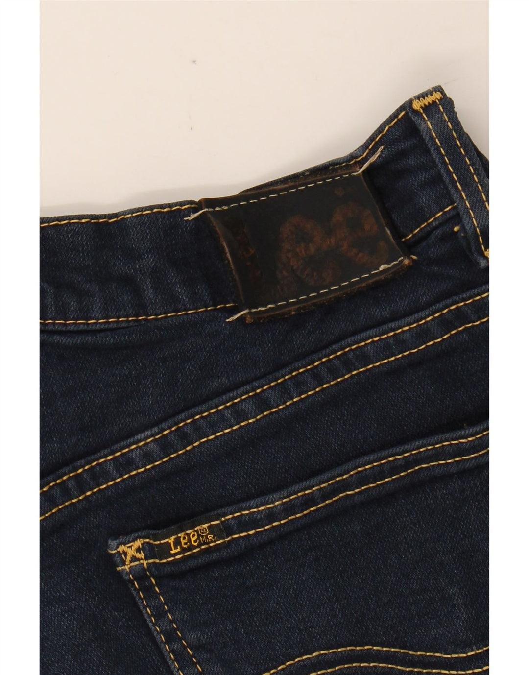 LEE Mens Straight Jeans W28 L26 Navy Blue