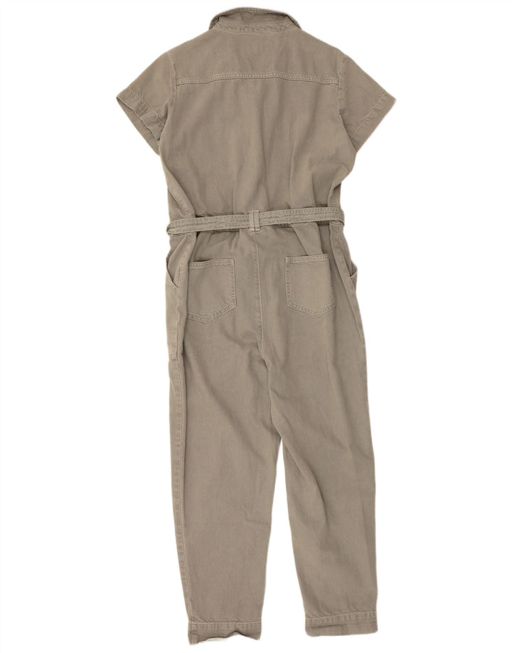 Tuta in denim da donna Fat Face UK 12 Cotone kaki medio