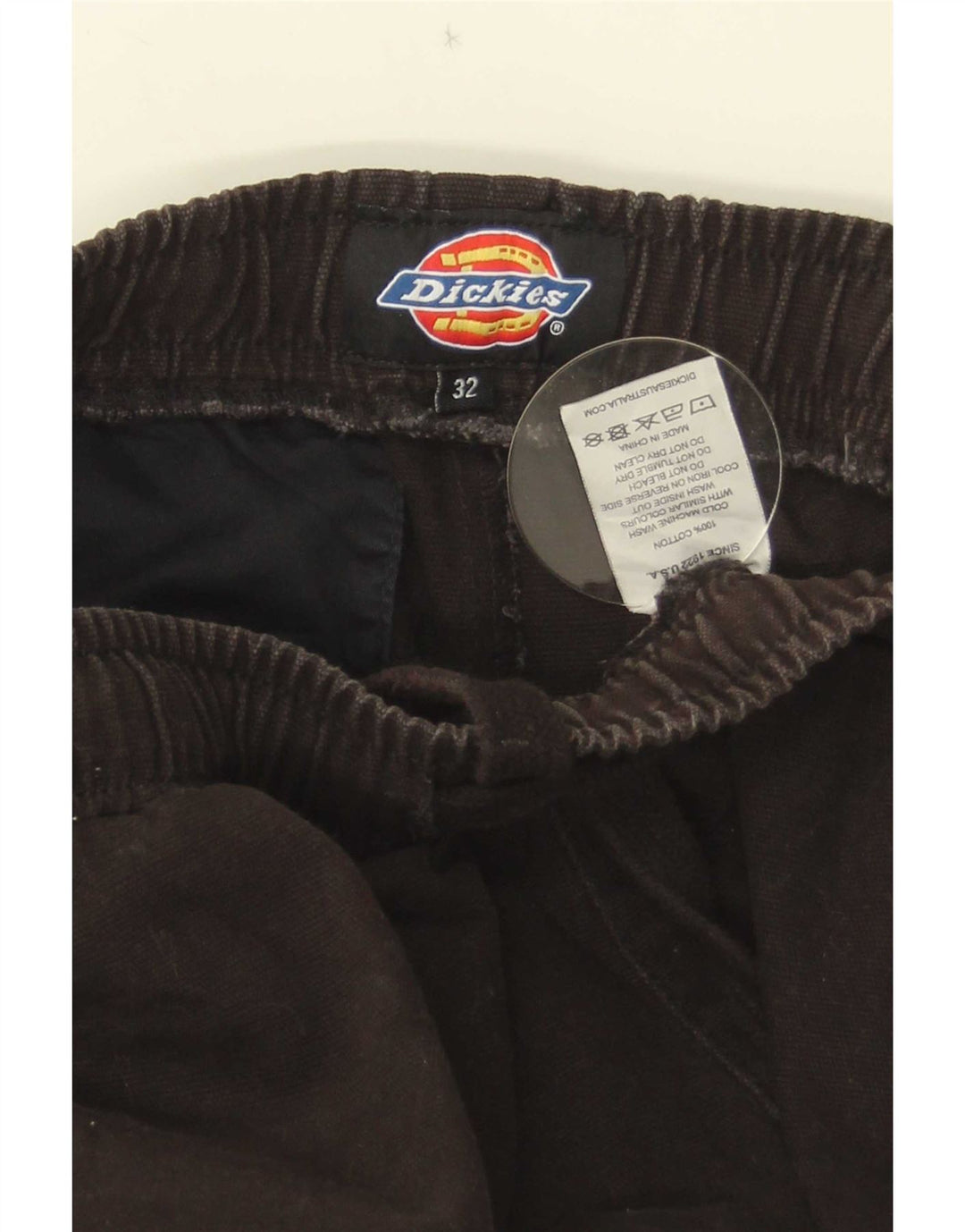 Pantaloni cargo affusolati da uomo Dickies W32 L27 cotone nero