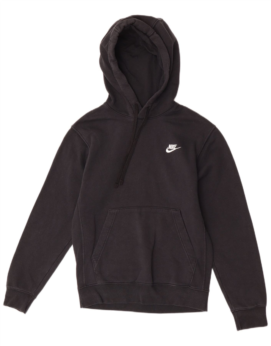 Felpa con cappuccio da uomo Nike XS in cotone nero