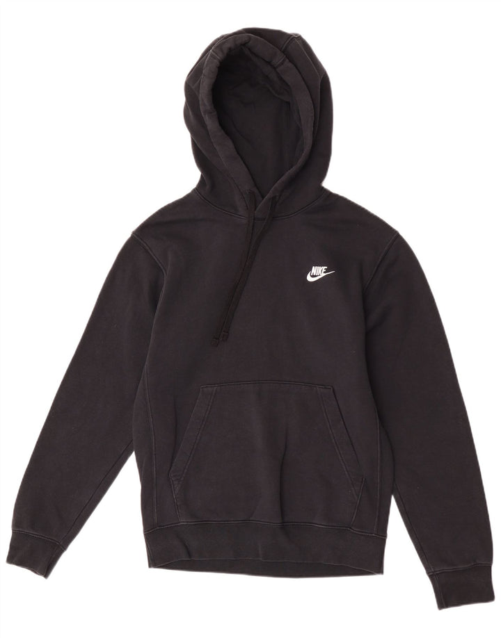 Felpa con cappuccio da uomo Nike XS in cotone nero