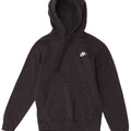 Felpa con cappuccio da uomo Nike XS in cotone nero